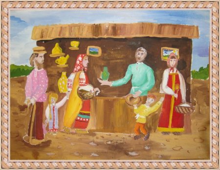 Ярмарка рисунок