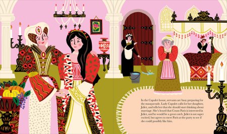 Иллюстрация графа Париса и Джульетты