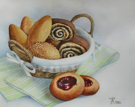 Пирожки живопись