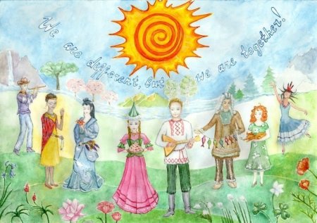 Традиции разных народов рисунки