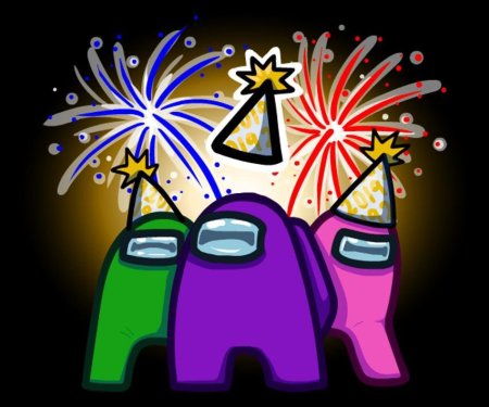 АМОНГАС на дне рождении