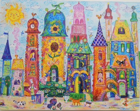 Живопись фломастерами