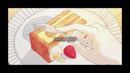 Аниме кусочек тортика