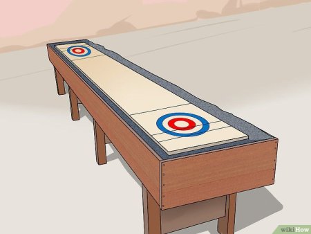 Шаффлборд разметка стола