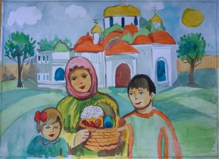 Семейные традиции рисунок