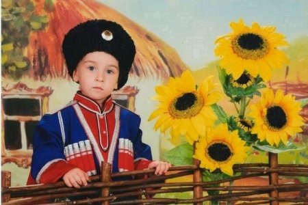 Кубанские казаки дети