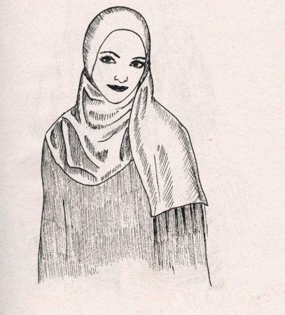 Женщина в платке