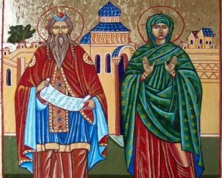 Захарий и Елисавета икона