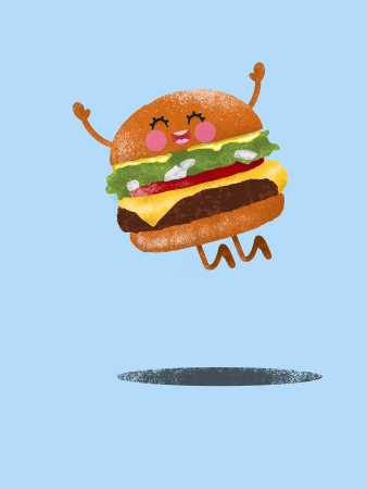 Бургер для рисования
