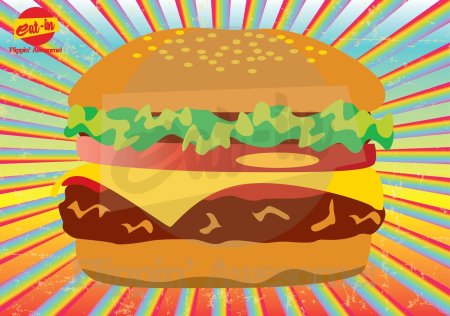 Гамбургер вектор