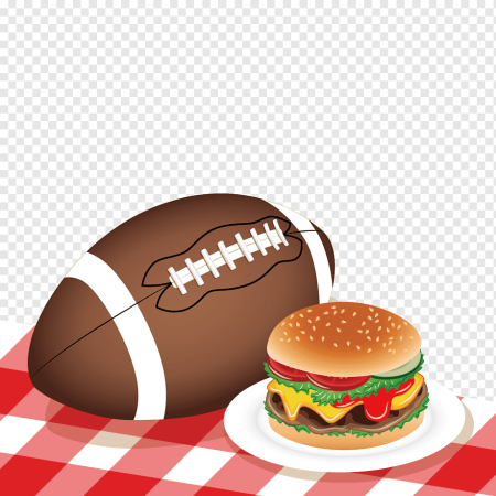 Завтрак бургер рисунок