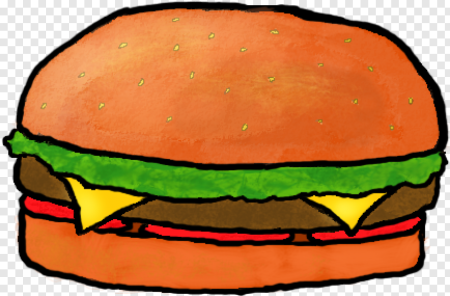 Гамбургер для срисовки