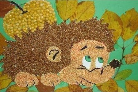 Поделки из крупы на тему осень