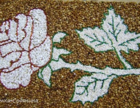 Поделки из крупы и риса