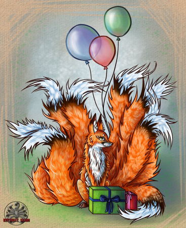 С днем рождения Лисичка