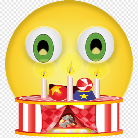 Смайлик с днем рождения