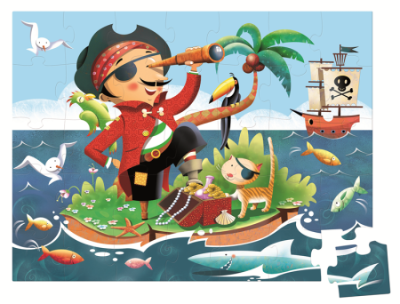 Пиратские пазлы для детей