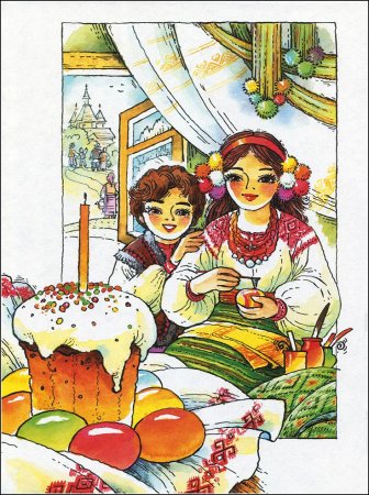 Детские иллюстрации к Пасхе