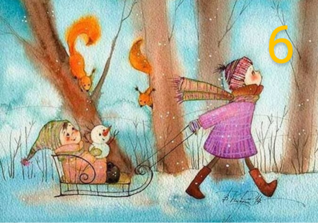 Виктория Кирдий художник зима