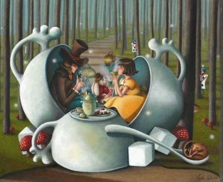 Сюрреалистические картины Алиса в стране чудес