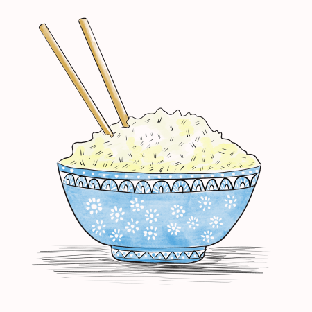 Rice рисунок