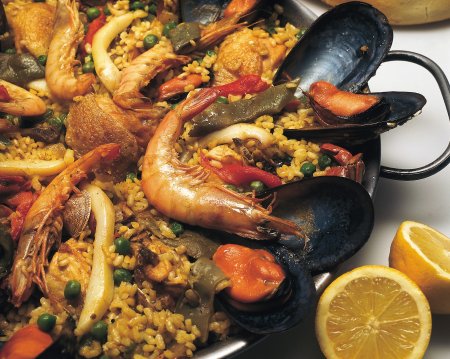 Paella ingredients