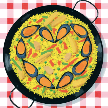 Нарисованная паэлья