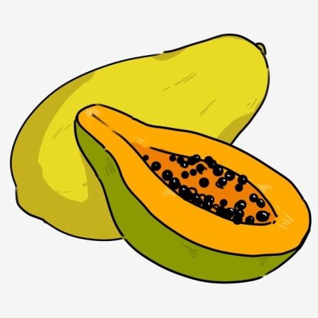 Нарисовать папайю