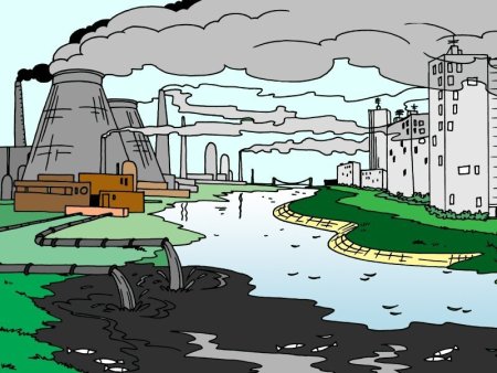 Заводы загрязняют воду