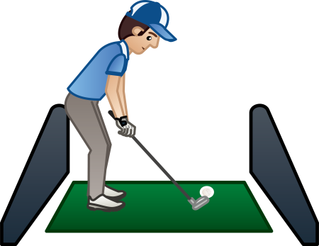 Мини гольф иллюстрация