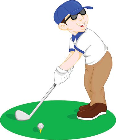 Гольф мультяшный