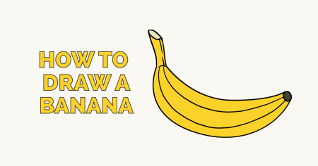 How to draw Banana