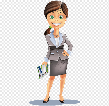 Офисный сотрудник мультяшный