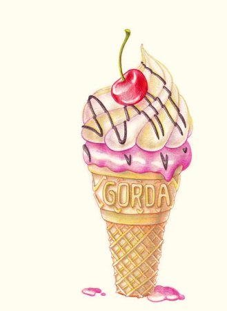 Мороженое арт