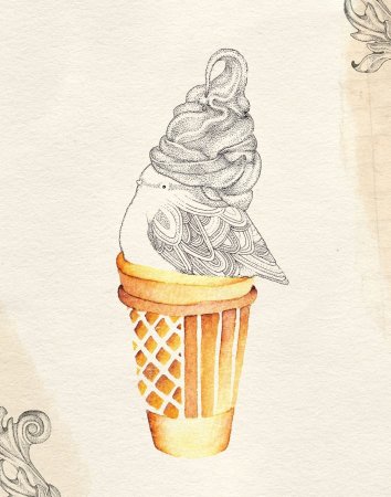 Наброски мороженого