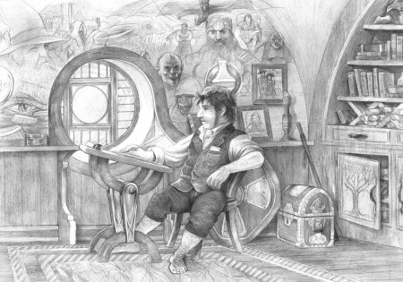 Толкин иллюстрации Бильбо