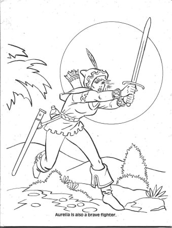 Храбрый портной раскраска