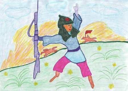 Гайдар Военная тайна рисунок легкий