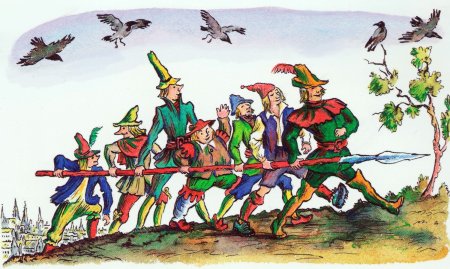 Семь храбрецов братья Гримм