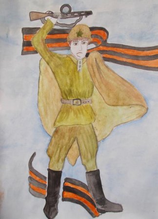 Воин рисунок