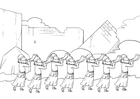 Иисус Навин раскраска