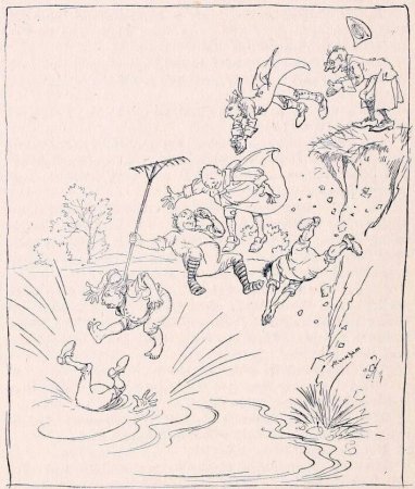 Братья Гримм семеро храбрецов рисунок