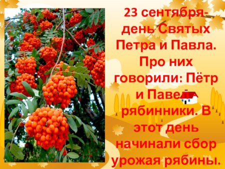 Праздник Петра и Павла Рябинников