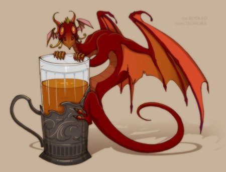 Дракон с чаем