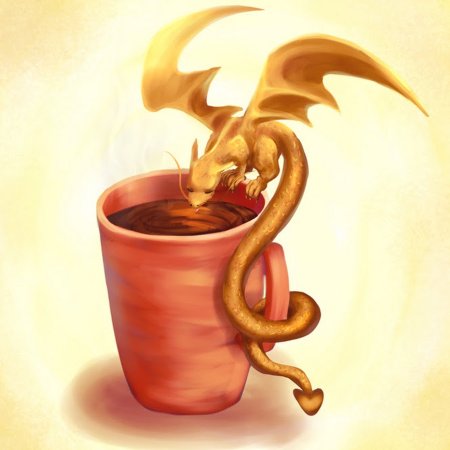 Дракон пьет чай
