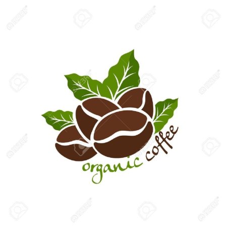 Кофейное зерно логотип