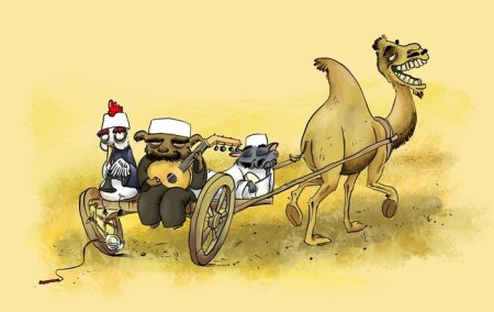 Караванщик рисунок