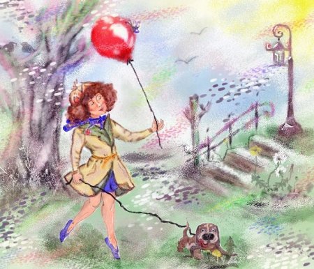 Рисунок на тему Весна