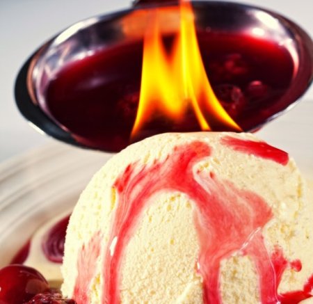 Вишневое фламбе