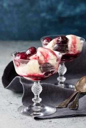 Вишневое фламбе